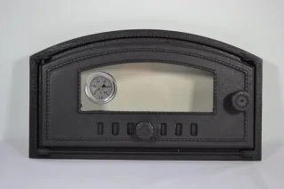 Oven/pizzadeur 48,5 cm zwart