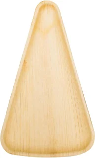 Palm leaf pizza corners wegwerp pizza borden 25 x 15 cm