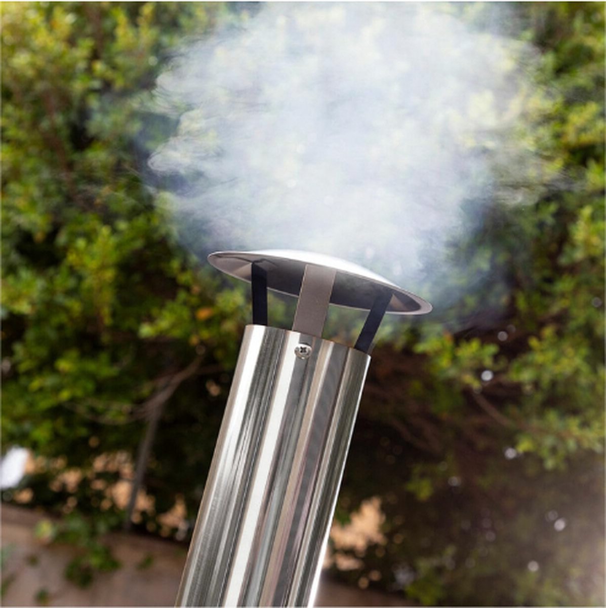 Pellet Pizza Oven RVS met Keramische Steen en Accessoires