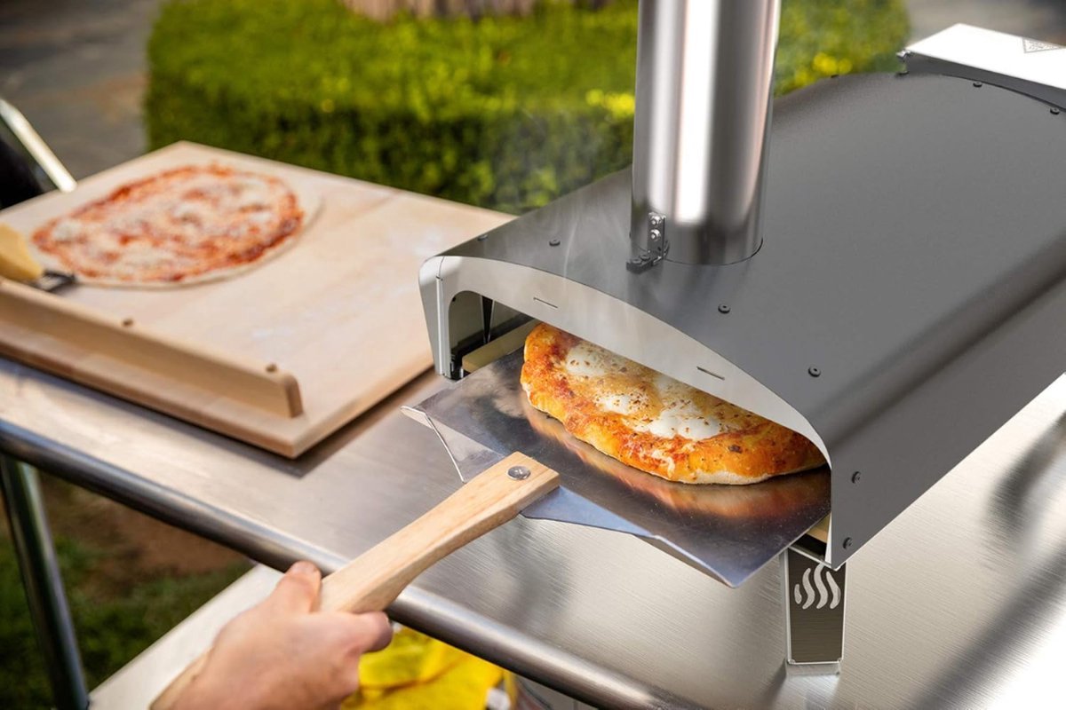 Pellet Pizza Oven Zwart Complete Set