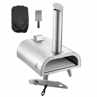 Pellet pizzaoven 30,5 cm - stalen tuinoven