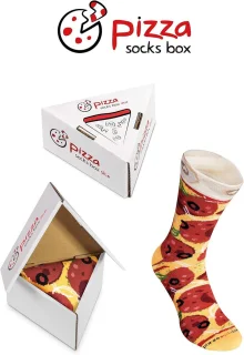 Pepperoni Sokken in Pizzadoos