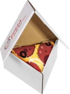 Pepperoni Sokken in Pizzadoos