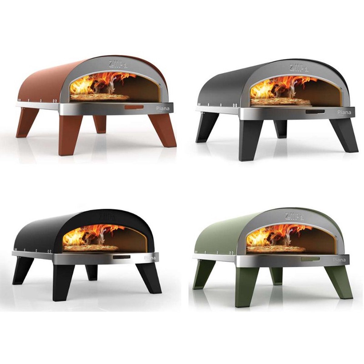 Piana Gas Pizza Oven Antraciet