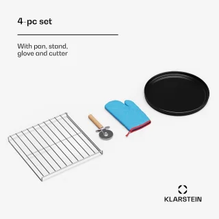 Pizza Accessoires Set - 4-delig