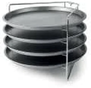Pizza Bakset 4 bakplaten en standaard