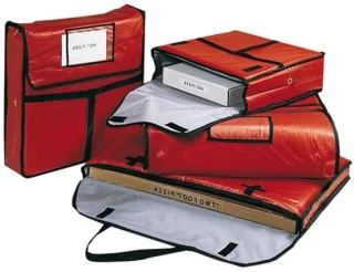 Pizza Bezorgtas 46 cm Rood
