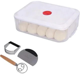 Pizza deeg box set - deegcontainer bakken