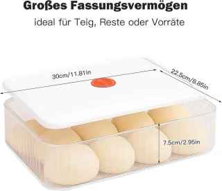 Pizza Deegbox 4 L - Bakbox met deksel