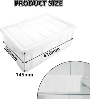 Pizza deegbox set 2 stuks - 25 x 30 & 40 x 30 cm