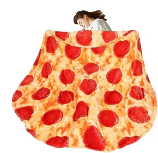 Pizza Deken Plaid 150 cm