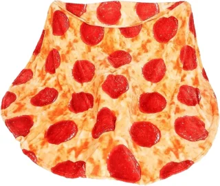 Pizza Deken Plaid 150 cm Multicolor