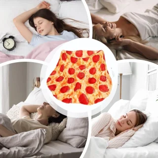 Pizza Deken Plaid 150 cm Multicolor