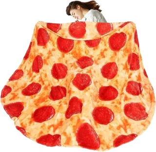 Pizza deken - ronde plaid
