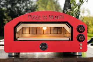 De Pizza di Monti Tavoletta Luxe elektrische pizzaoven (rood) in één oogopslag