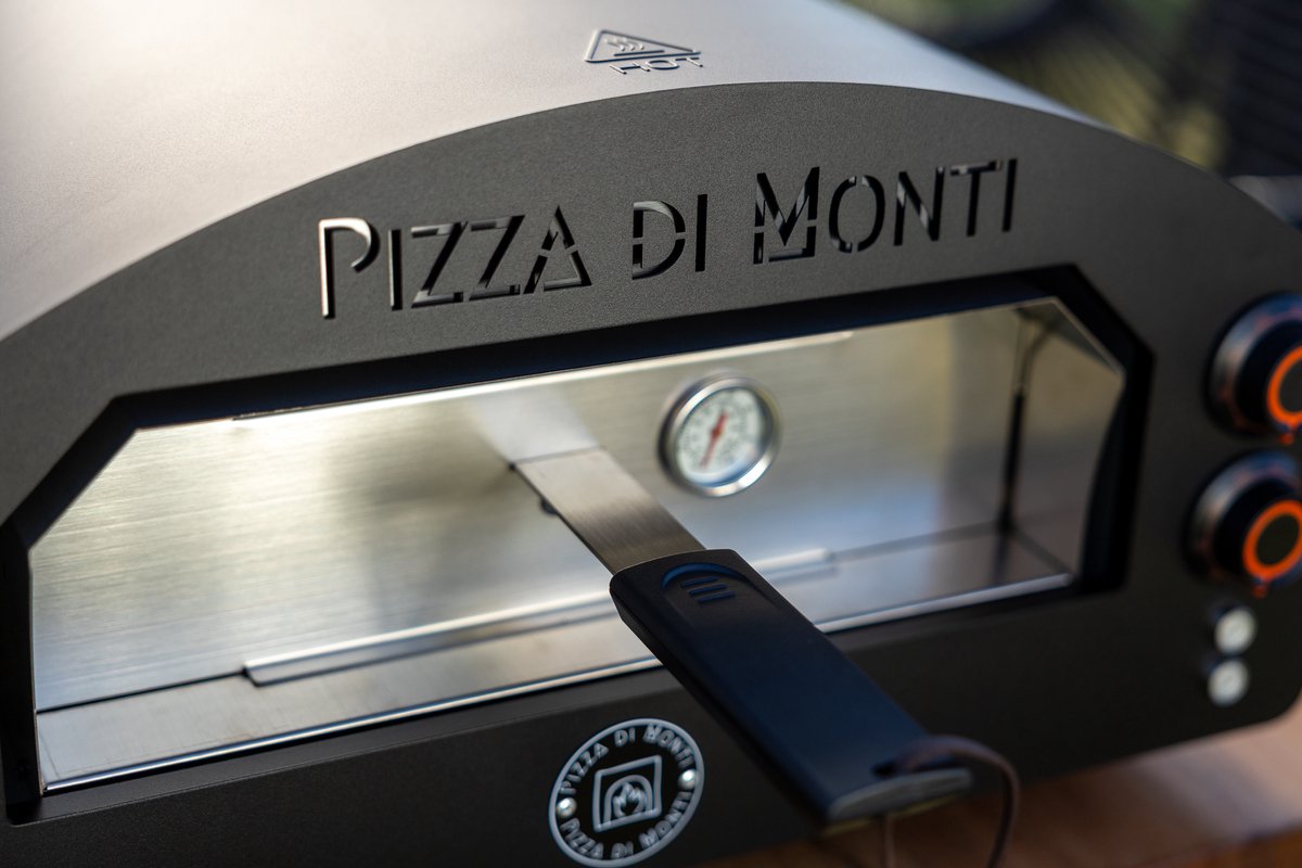 Pizza di Monti Tavoletta Zwart Elektrische Pizzaoven Tafelmodel