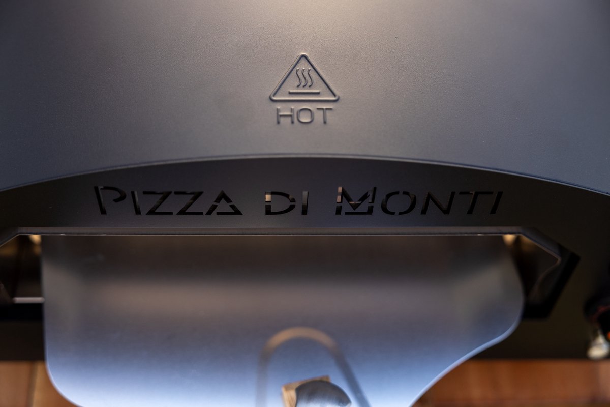 Pizza di Monti Tavoletta Zwart Elektrische Pizzaoven Tafelmodel