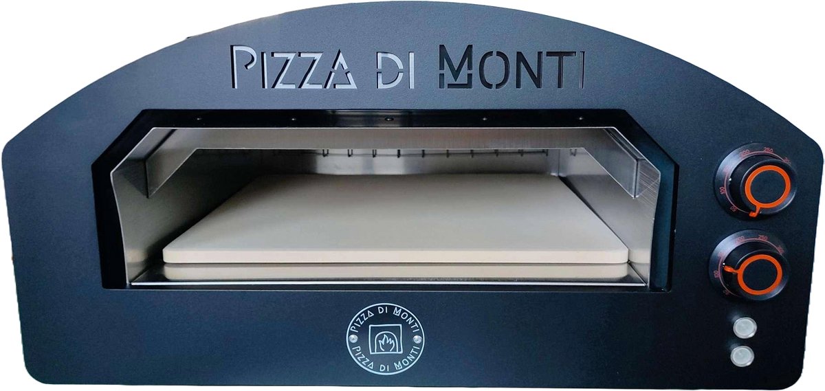 Pizza di Monti Tavoletta Zwart Elektrische Pizzaoven Tafelmodel