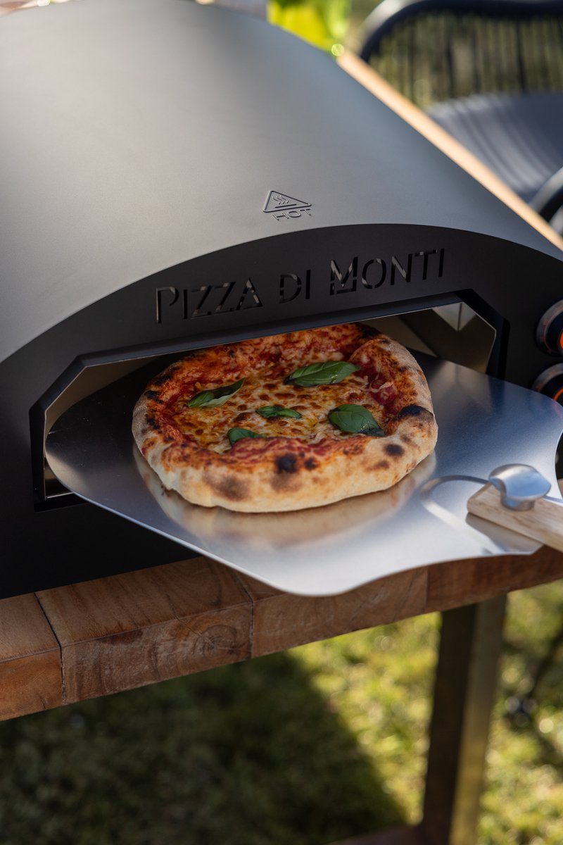 Pizza di Monti Tavoletta Zwart Elektrische Pizzaoven Tafelmodel