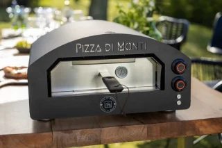 Pizza di Monti Tavoletta Zwart Elektrische Pizzaoven Tafelmodel