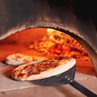 Pizza draaipleel set 9 inch met 40 inch aluminium handvat