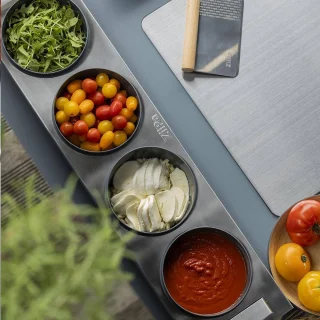 Pizza-garnituurorganizer