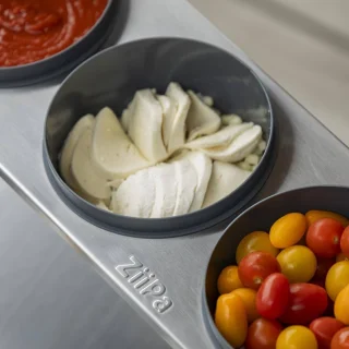 Pizza-garnituurorganizer