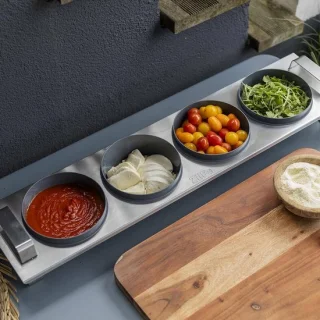 Pizza-garnituurorganizer