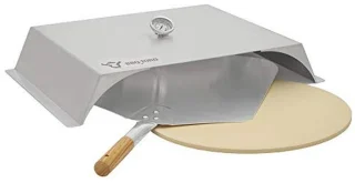 Pizza-opzetstuk voor gasbarbecue 56 x 39 cm