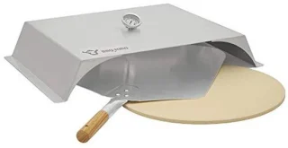 Pizza-opzetstuk voor gasbarbecue 56 x 39 cm