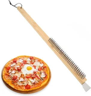 Pizza oven borstel