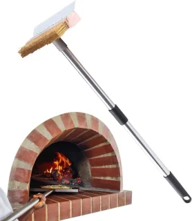 Pizza oven borstel