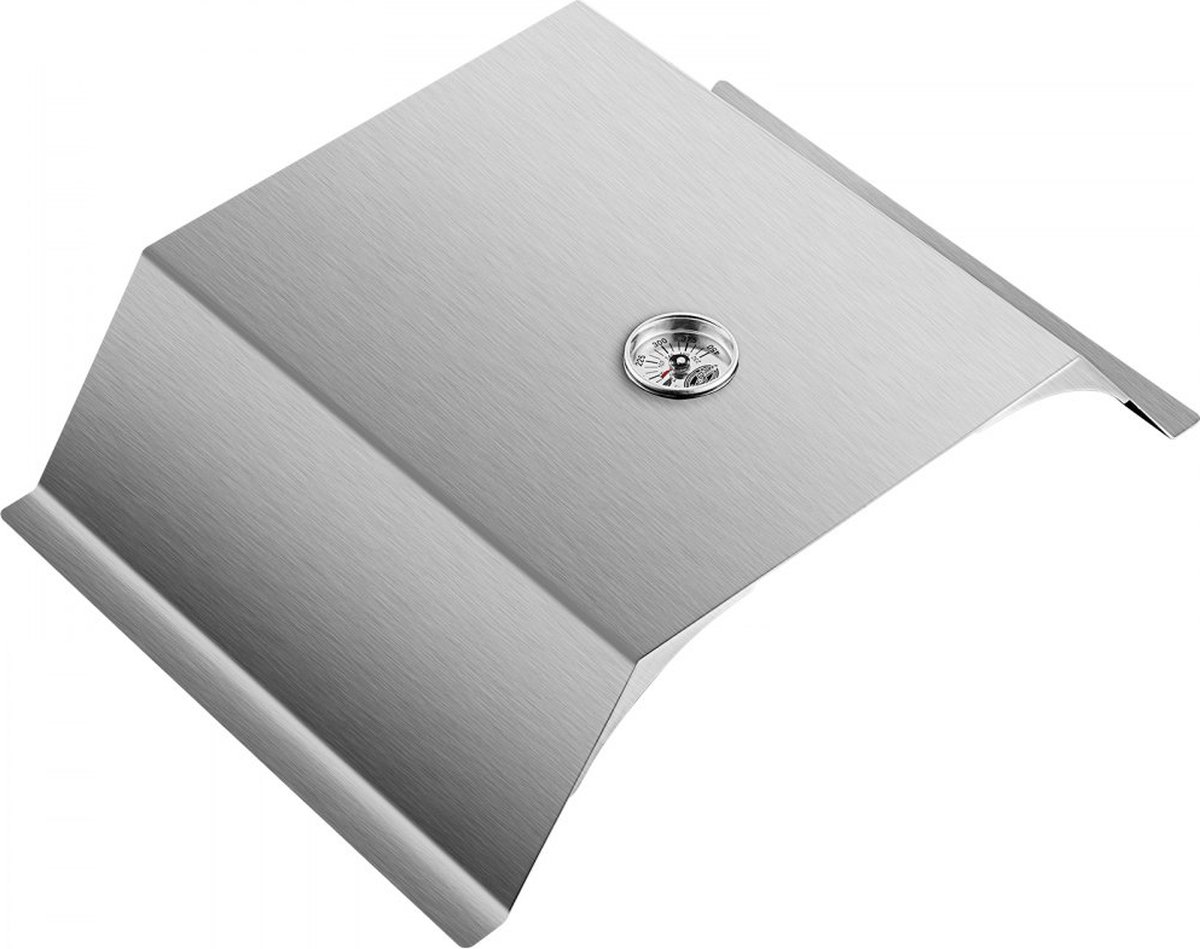 Pizza Oven Buiten 48x35x17 cm Roestvrijstaal Zilver 3 kg