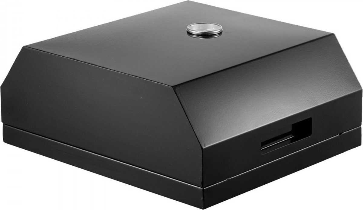 Pizza Oven Buiten Zwart Gas 42x37x19cm Roestvrij Staal Cordieriet
