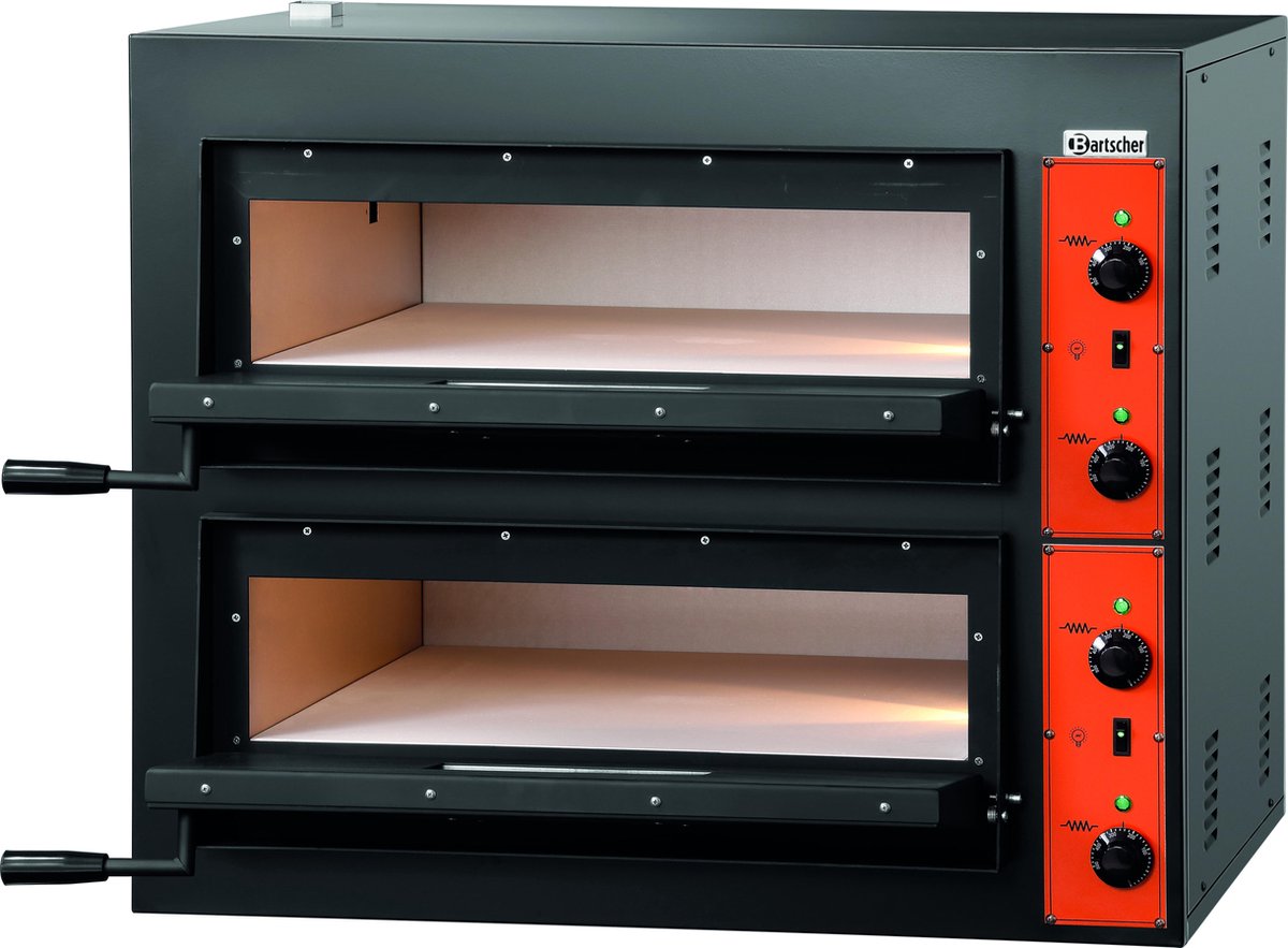 Pizza Oven Dubbel Elektrisch 2xØ30cm 380V 8,4kW
