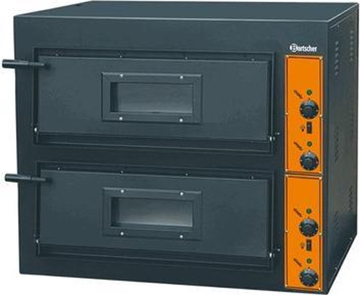 Pizza Oven Dubbel Elektrisch 2xØ30cm 380V 8,4kW