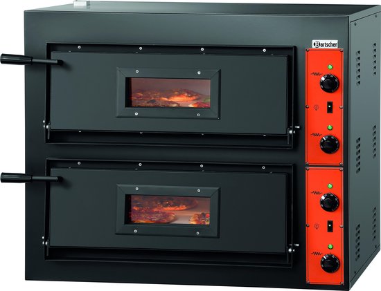 Pizza Oven Dubbel Elektrisch 2xØ30cm 380V 8,4kW