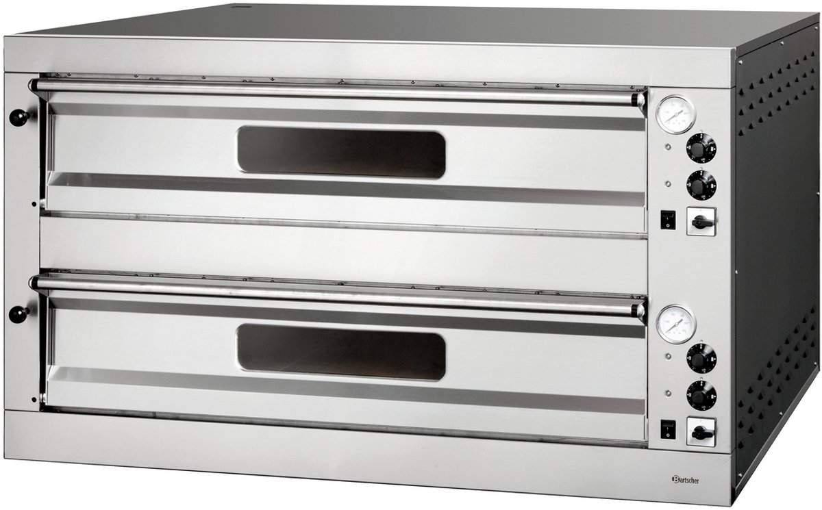 Pizza Oven Dubbel Elektrisch 400V 24kW 2 x Ø33cm