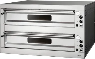 Pizza Oven Dubbel Elektrisch 400V 24kW 2 x Ø33cm