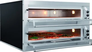 Pizza Oven Dubbel Elektrisch 400V 24kW 2 x Ø33cm