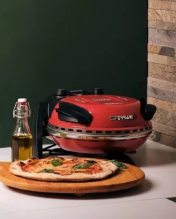 Pizza oven elektrisch - pizzamaker rood