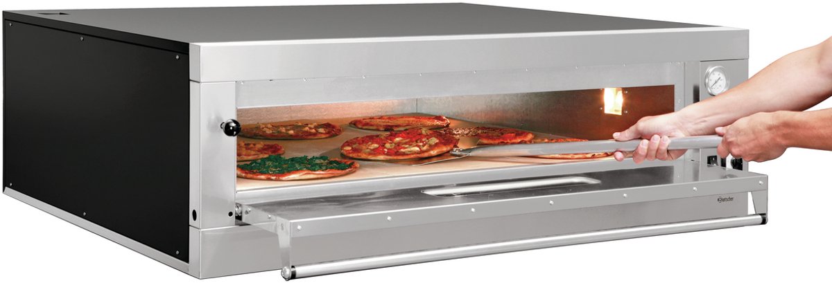 Pizza Oven Enkel Elektrisch 400V 12kW 1310x1270x420mm