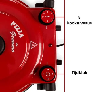 Pizza Oven Klein Rood 919 - 34x30x19 cm