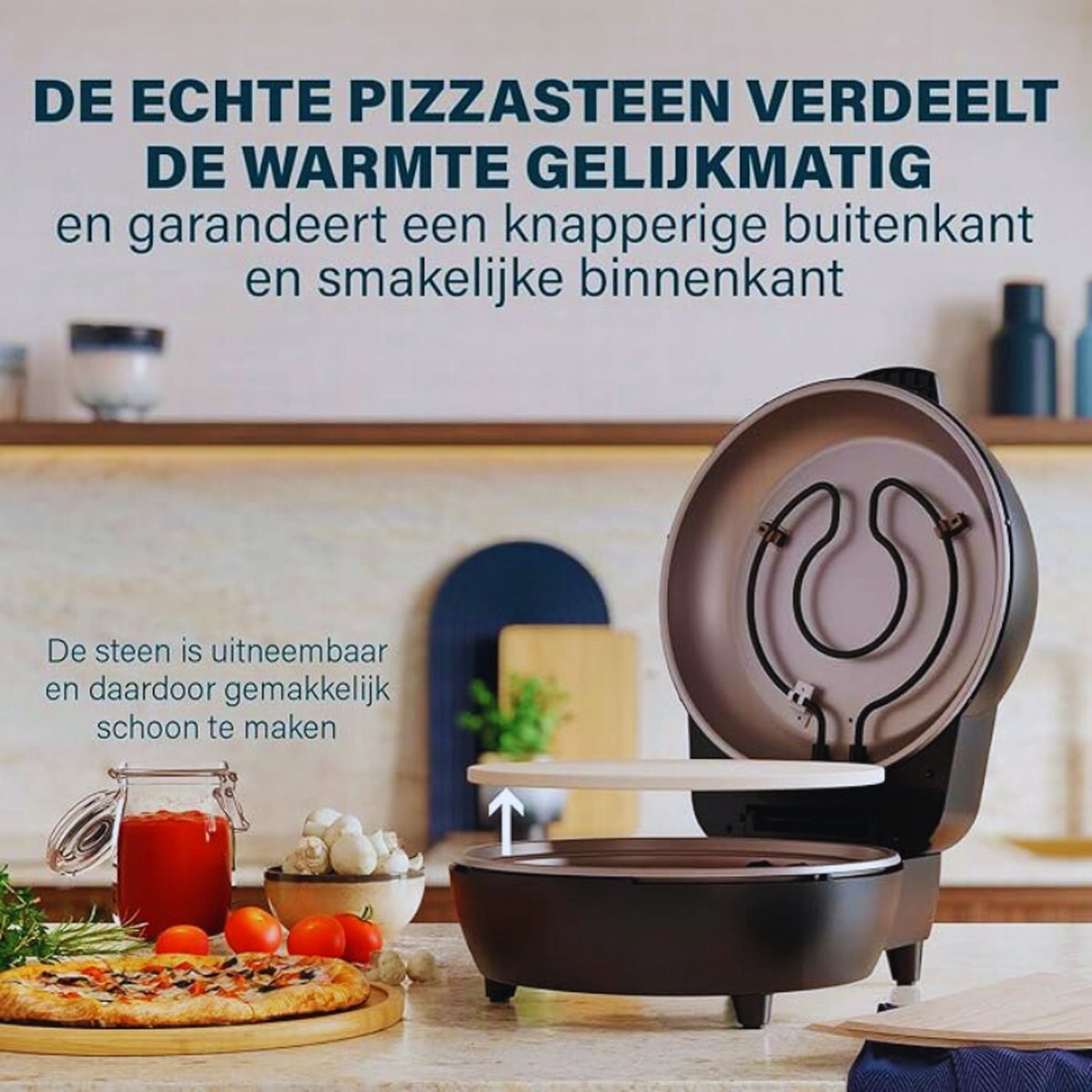 Pizza Oven Pro 115005 keramische pizzasteen oven