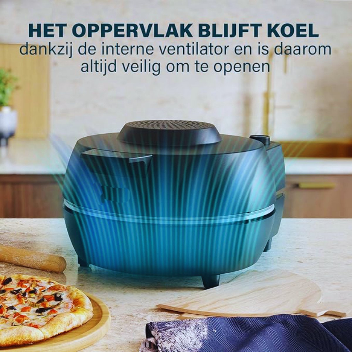 Pizza Oven Pro 115005 keramische pizzasteen oven