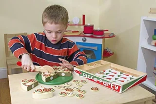Pizza Party Houten Spel