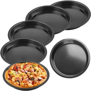 Pizza platen set - ronde bakvormen