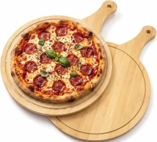 Pizza schotel met handvat, set van 2, 30 cm