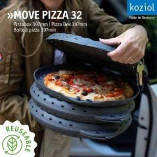 Pizza serveer- en transportbox Ø 32 cm