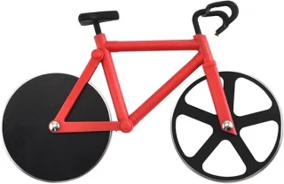 Pizza snijder in fiets design